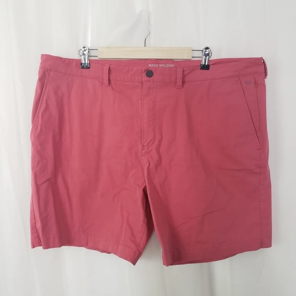 Mack Weldon coral chino Golf shorts size 40